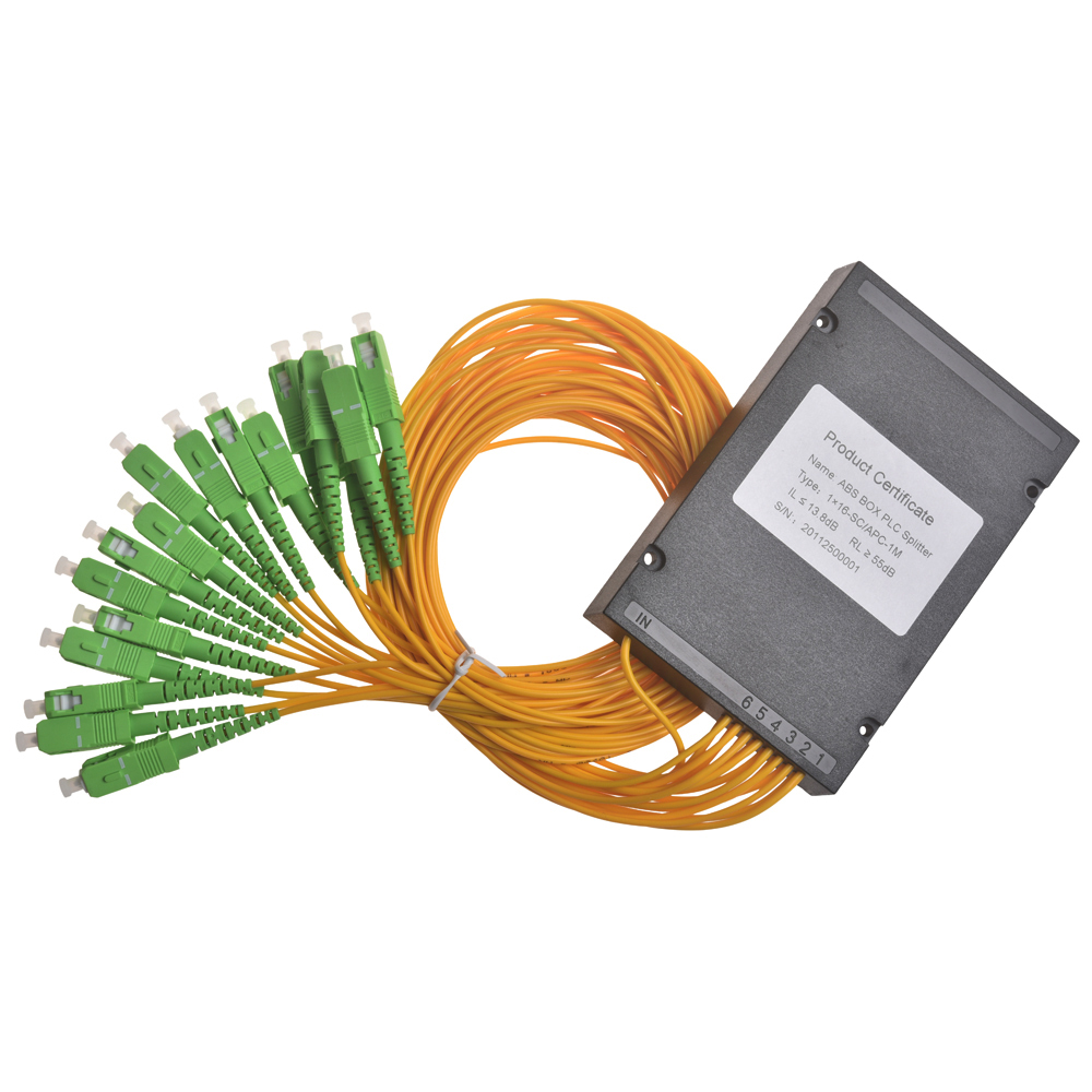 Splitter PLC in fibra ottica APC GSG-1x16-SC