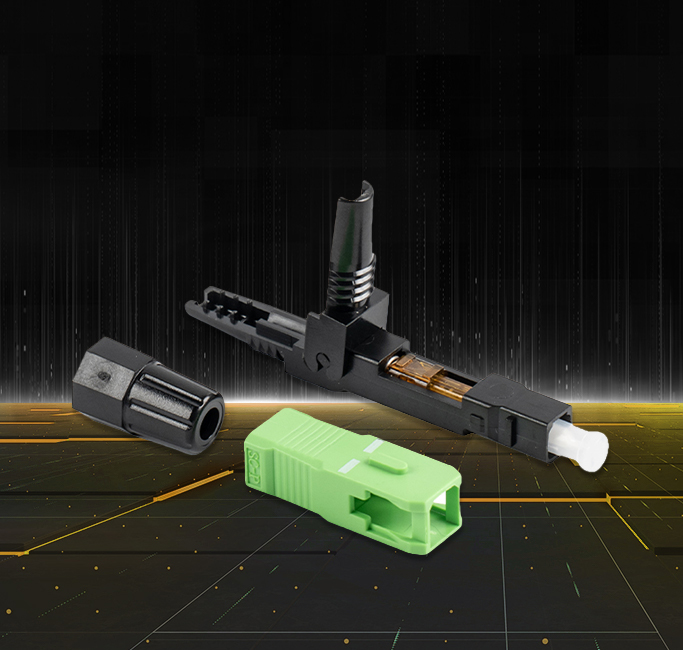 Connettore veloce in fibra ottica 